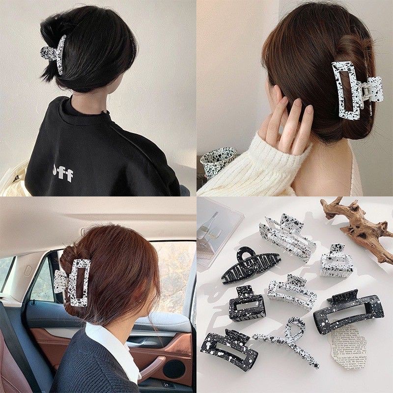 Kẹp tóc càng cua nhiều kiểu phong cách hàn quốc