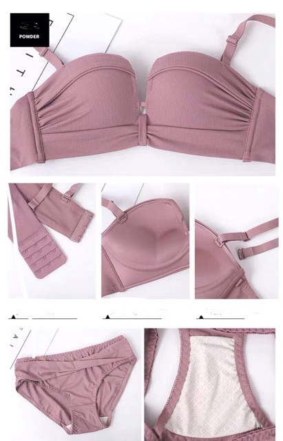 Bộ Đồ Lót Đúc Quả Vuông Nâng Ngực Cực Đẹp 971