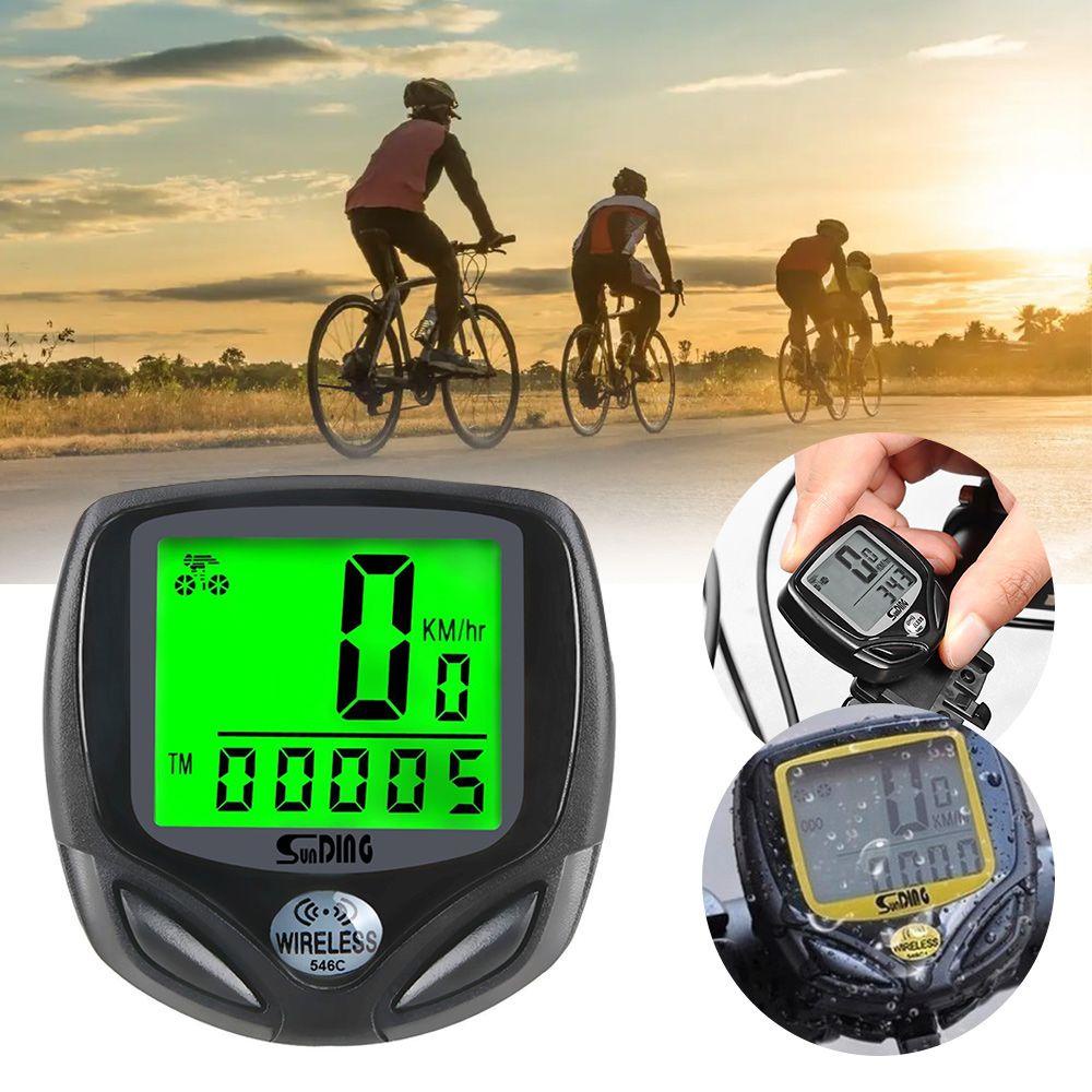 MAYSHOW Đồng Hồ Đo Tốc Độ Không Dây Màn Hình LCD Kỹ Thuật Số Cho Xe Đạp