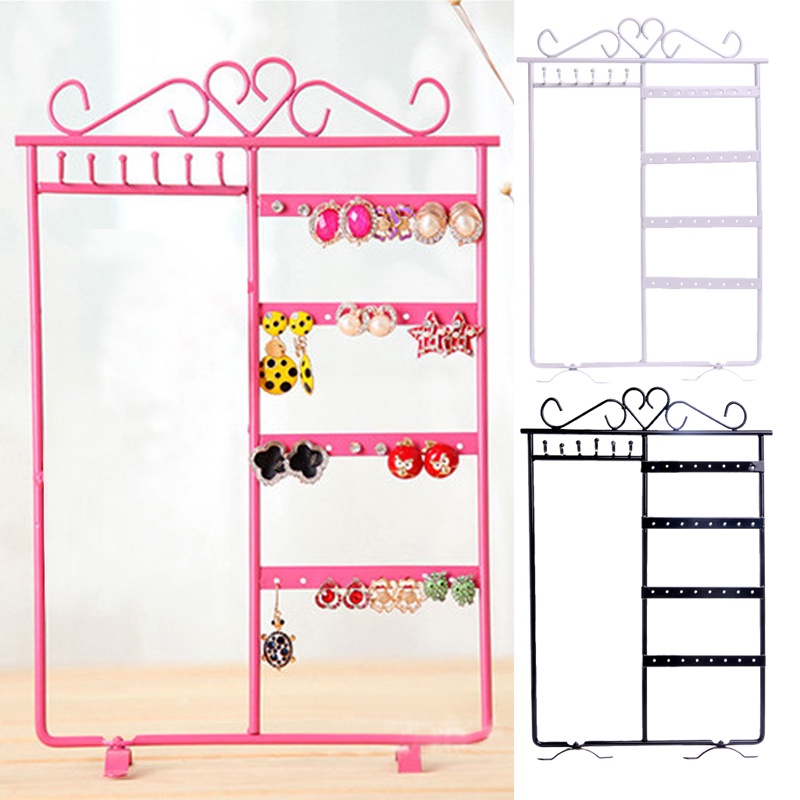 Giá Đỡ Trưng Bày Bông Tai 32 Lỗ Bằng Kim Loại