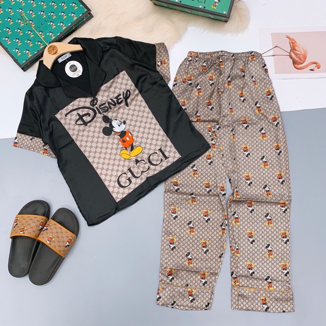 [FREESHIP - GIẢM 10K] Bộ đồ ngủ lụa satin cao cấp quần dài áo cộc | BigBuy360 - bigbuy360.vn