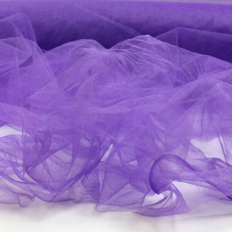 Vải voan lưới tutu tím khổ rộng 1,5m bán từ 1m của Vải rẻ HB shop