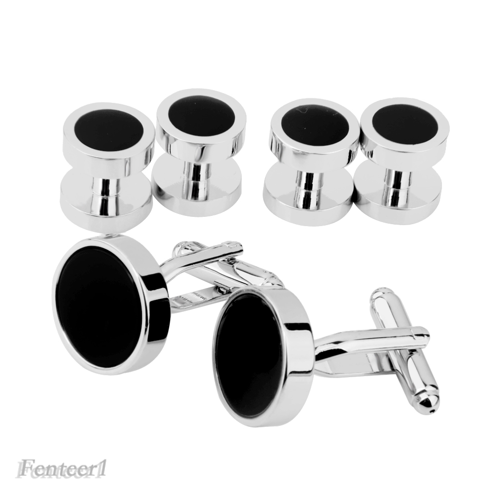 Khuy Măng Sét Tuxedo Cho Áo Sơ Mi Đám Cưới Fenteer1