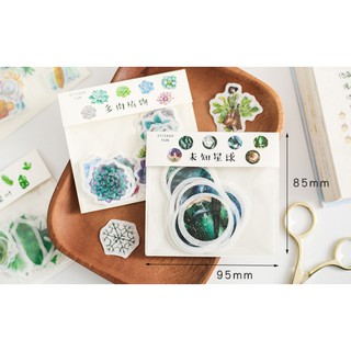 Bộ Hình Dán Sticker 32 miếng trang trí tranh vẽ, sổ tay, planner, bulletjournal (P2)