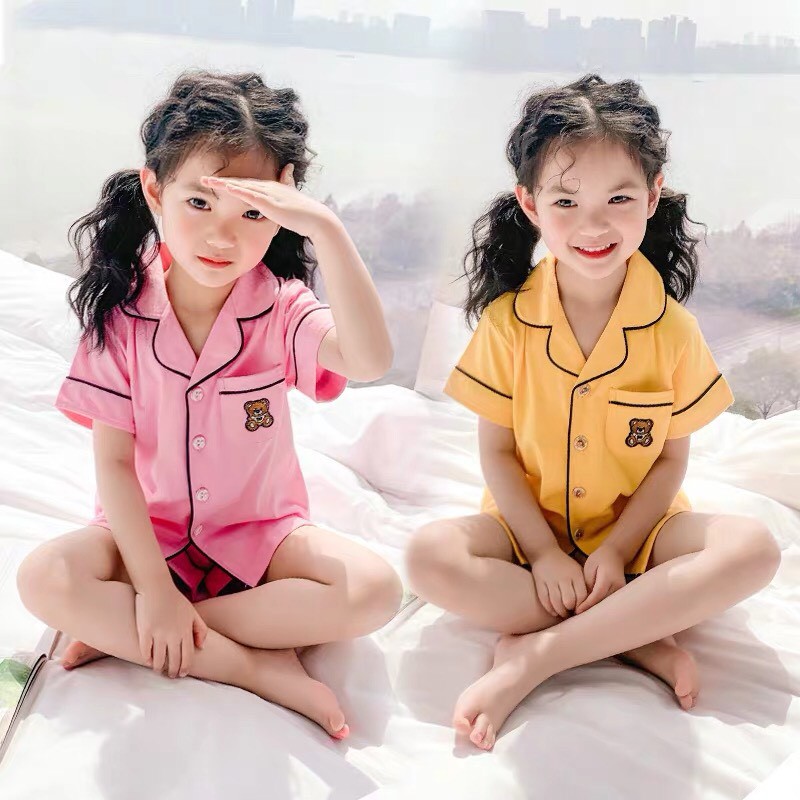 SP00027 - Pyjama mặc nhà bé gái, chất mềm, đẹp, kiểu dáng xinh, 100% rẻ nhất