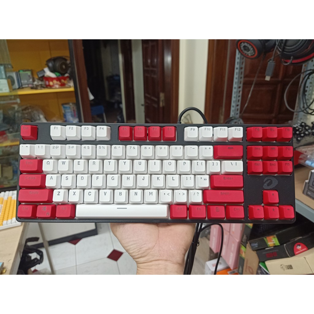 Nút keycap thay cho bàn phím cơ Dareu EK880 chất liệu ABS và PBT 87 nút