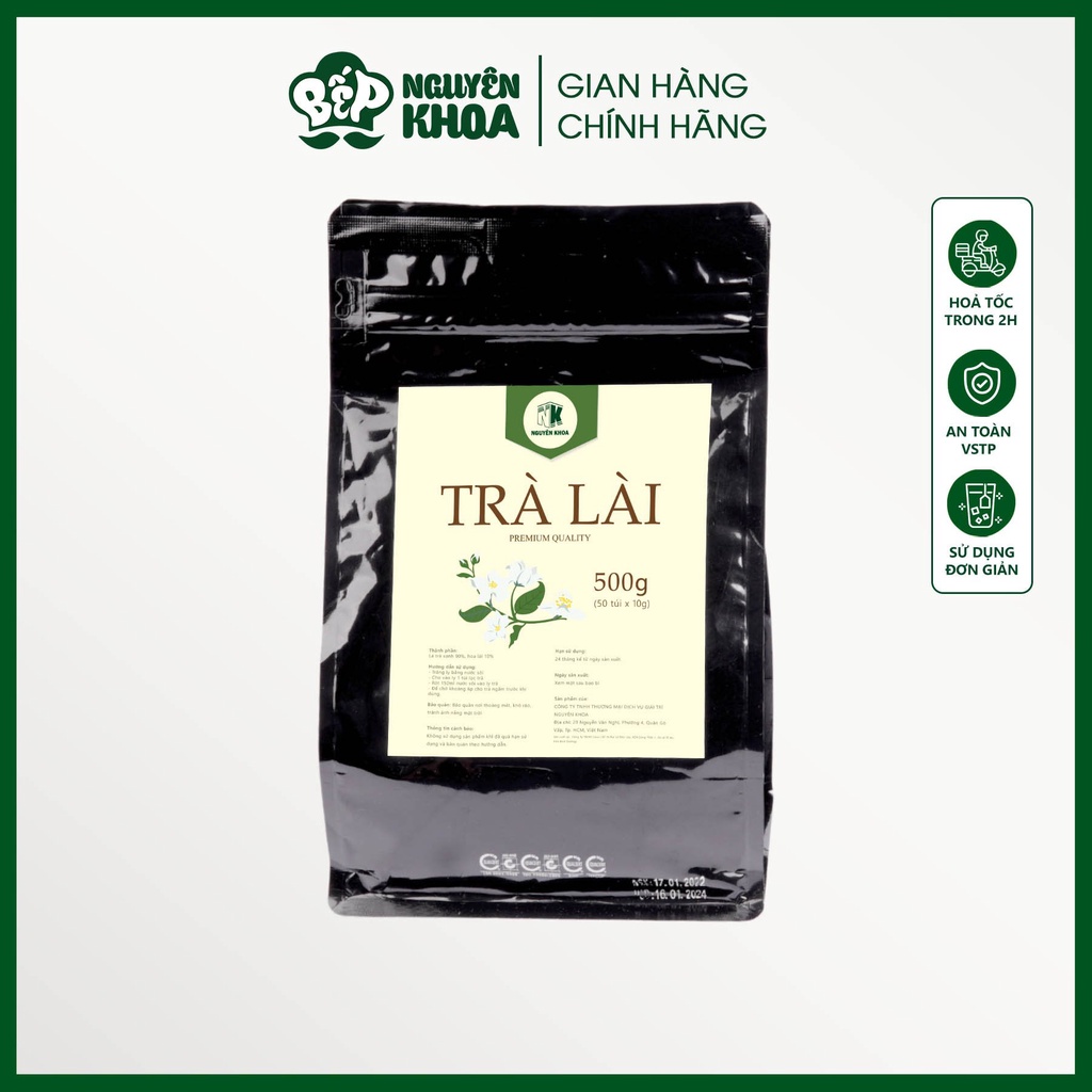 trà lài túi lọc nguyên khoa bịch 1kg - BẾP NGUYÊN KHOA