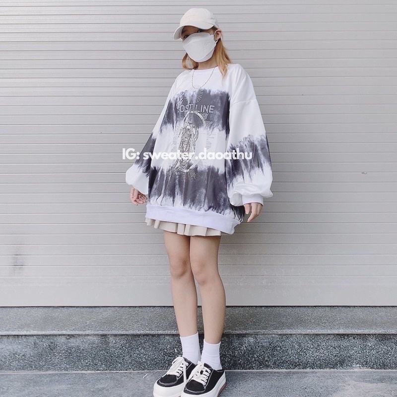 [HOTTREND THU ĐÔNG 2021] Áo Hoodie, Sweater  Loang Đen Trắng Nam Nữ Form Rộng Unisex Áo Chất Nỉ Dầy Cao Cấp Top Xu Hướng | BigBuy360 - bigbuy360.vn