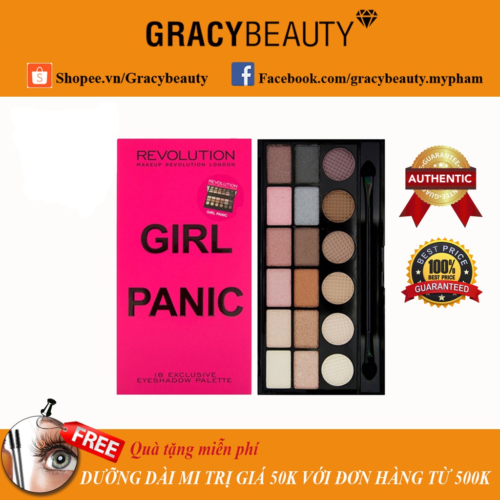 Bảng phấn mắt GIRL PANIC MAKEUP REVOLUTION
