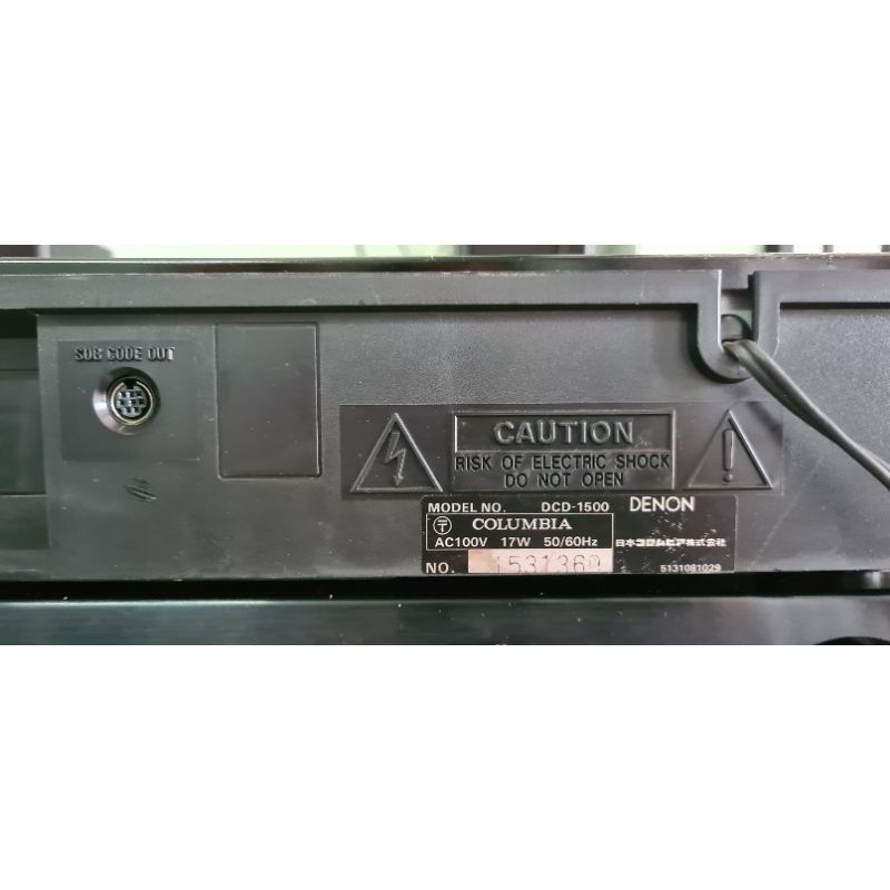 Đầu CD Denon made in japan 17w jack mạ vàng