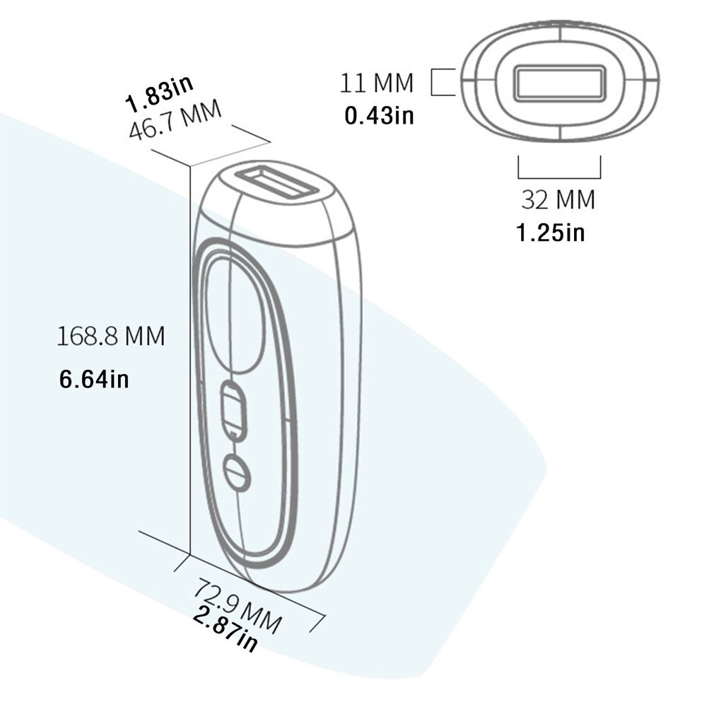 IPL Laser Hair Removal Machine LED Display Portable for Women Definitive Hot Upgraded