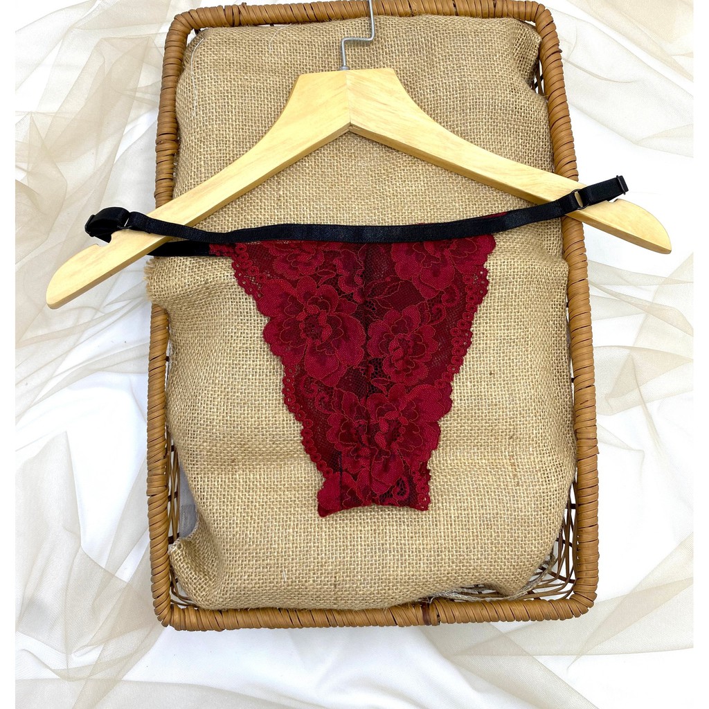 Đồ lót ren cao cấp👙 FREESHIP 👙 Bộ đồ lót Bralette đỏ họa tiết có mút mỏng hàng thiết kế cao cấp đường may tỉ mỉ | BigBuy360 - bigbuy360.vn