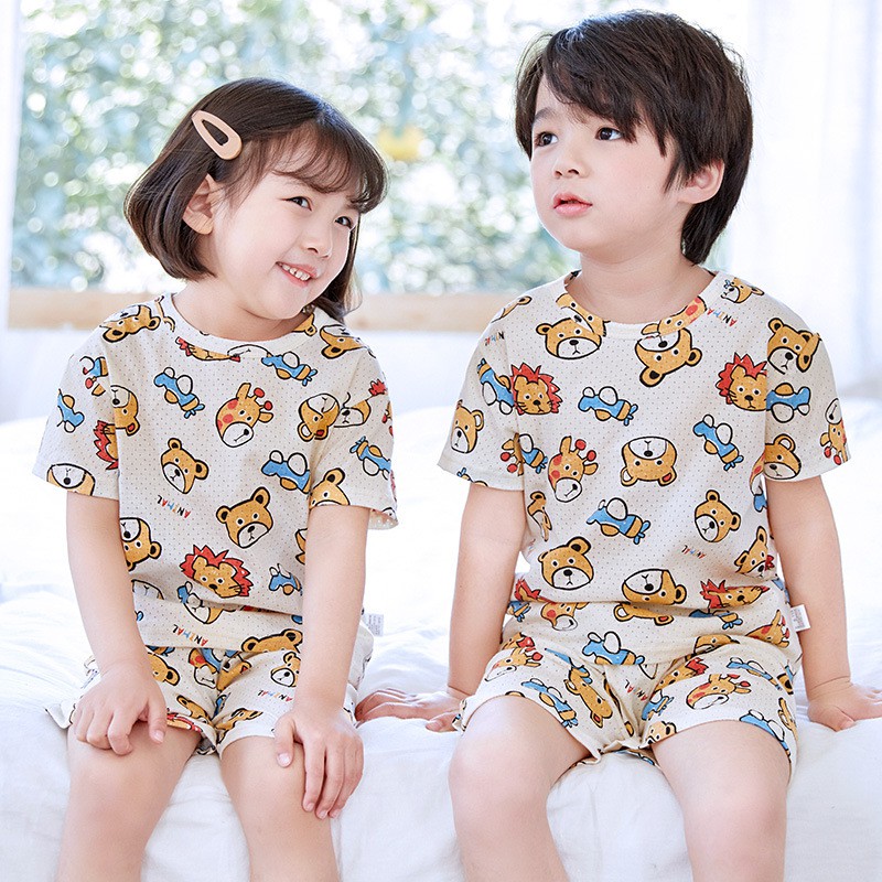 [SALE] BT5⚡Size đại 11-35kg⚡Bộ thun thông hơi hàn quốc xịn 100% cotton mùa hè cho bé ⚡Thời trang trẻ em FREESHIP