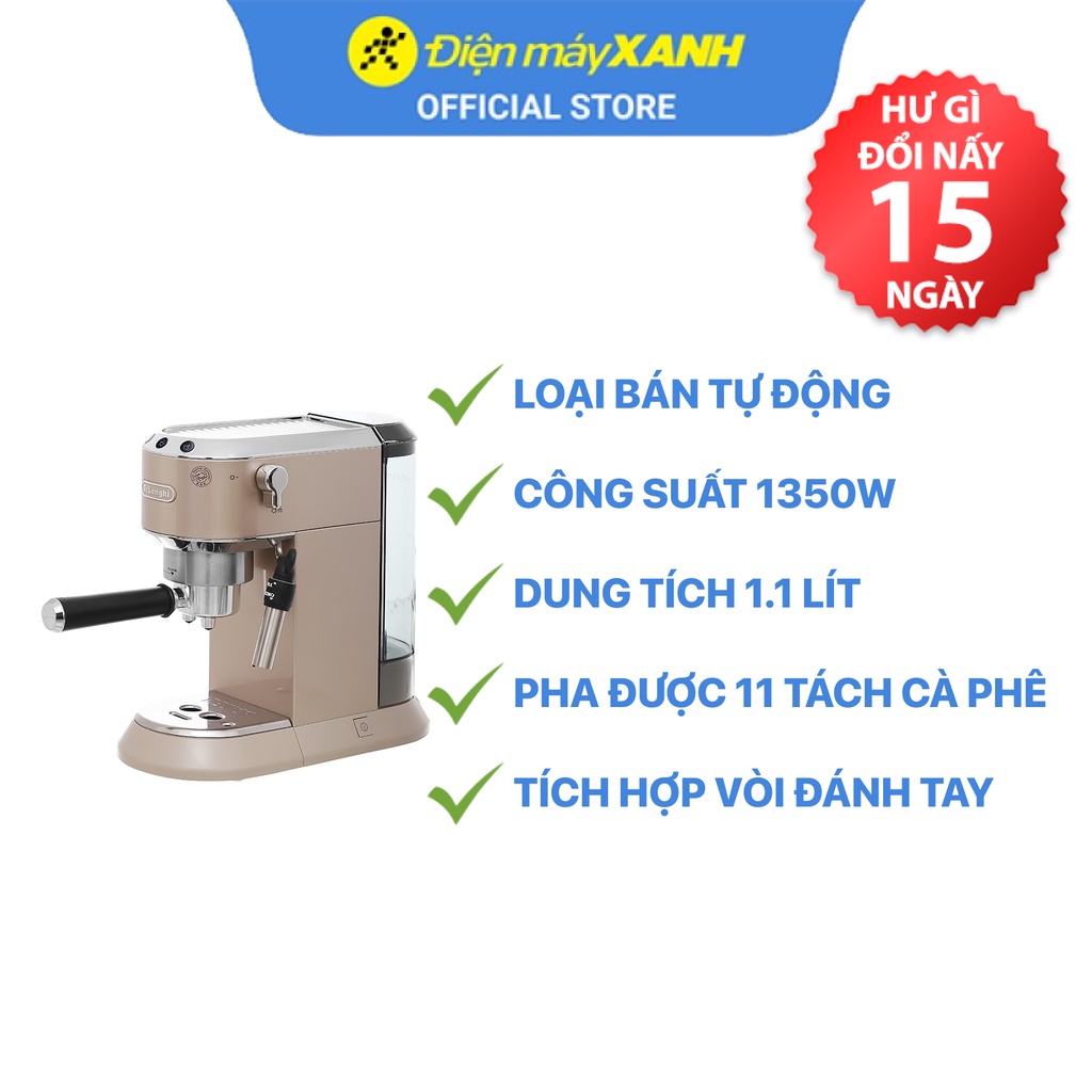 [Mã ELHADEV giảm 4% đơn 300K] Máy Pha Cà Phê Delonghi EC785.BG