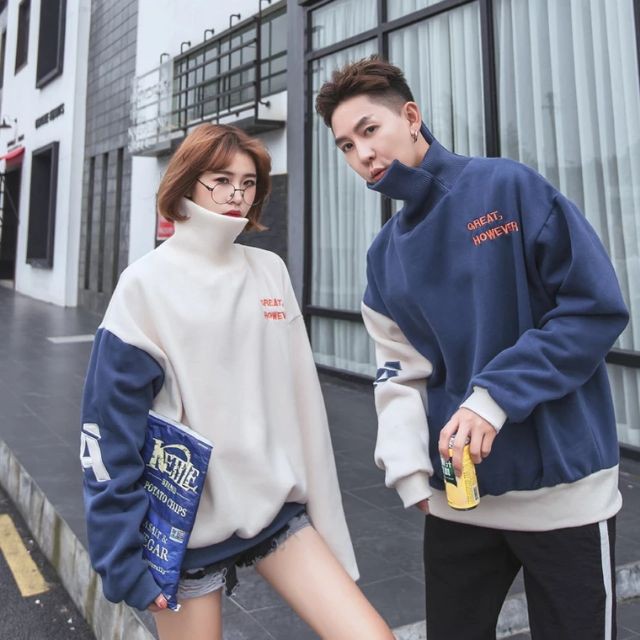 _ Áo nỉ COUPLE H.Quốc chất cực đẹp cho các cặp đôi hạnh phúc ấm áp bên nhau (CÓ VIDEO & ẢNH THẬT)