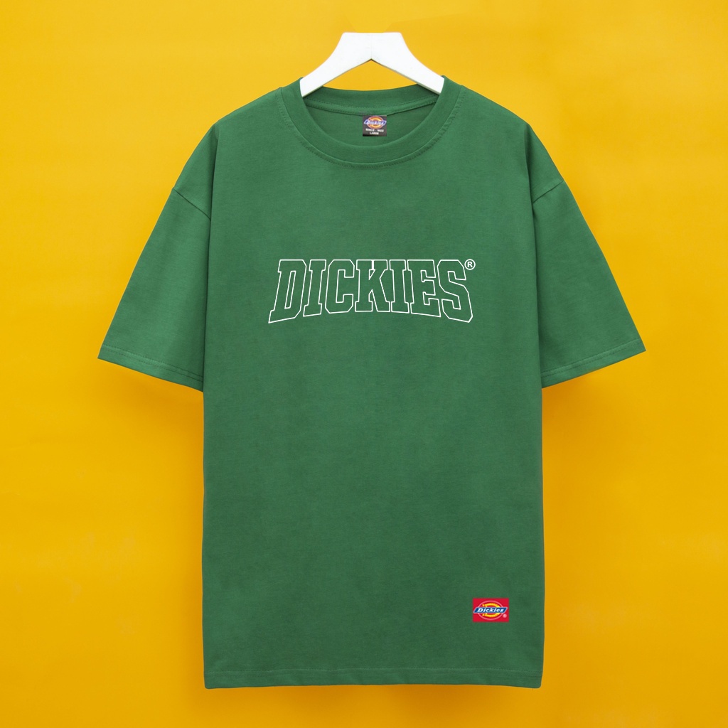 Áo ThunDickies Outline Logo form rộng - T-Shirt Dickies cao cấp-DK06-Streetwears SG