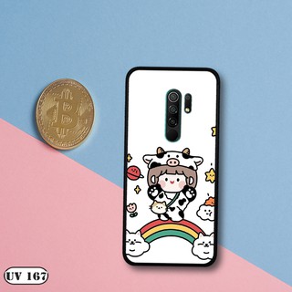 Ốp lưng nhám Xiaomi Redmi 9 - in hình