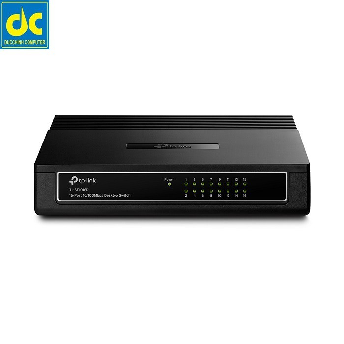 Bộ chia mạng Switch TP-Link TL-SF1016D (16Port 10/100Mbps - Vỏ nhựa)