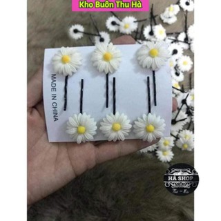 [ Rẻ Vô Địch ] KẸP TÓC HOA CÚC HOẠ MI SIÊU CUTE [ Kèm Video ]