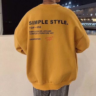 Áo sweater SIMPLE STYLE Unisex