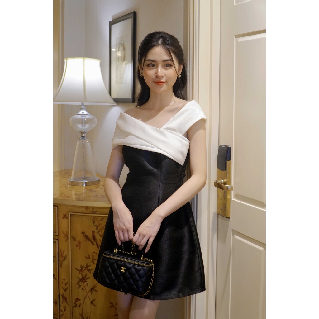 Váy trễ vai thanh lịch tôn dáng Jasmine Dress - Hàng Cao Cấp