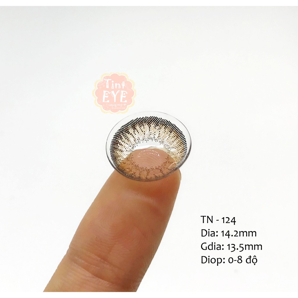 Kính Áp Tròng Tinteye Lens TN-124 Nâu Hạt Dẻ