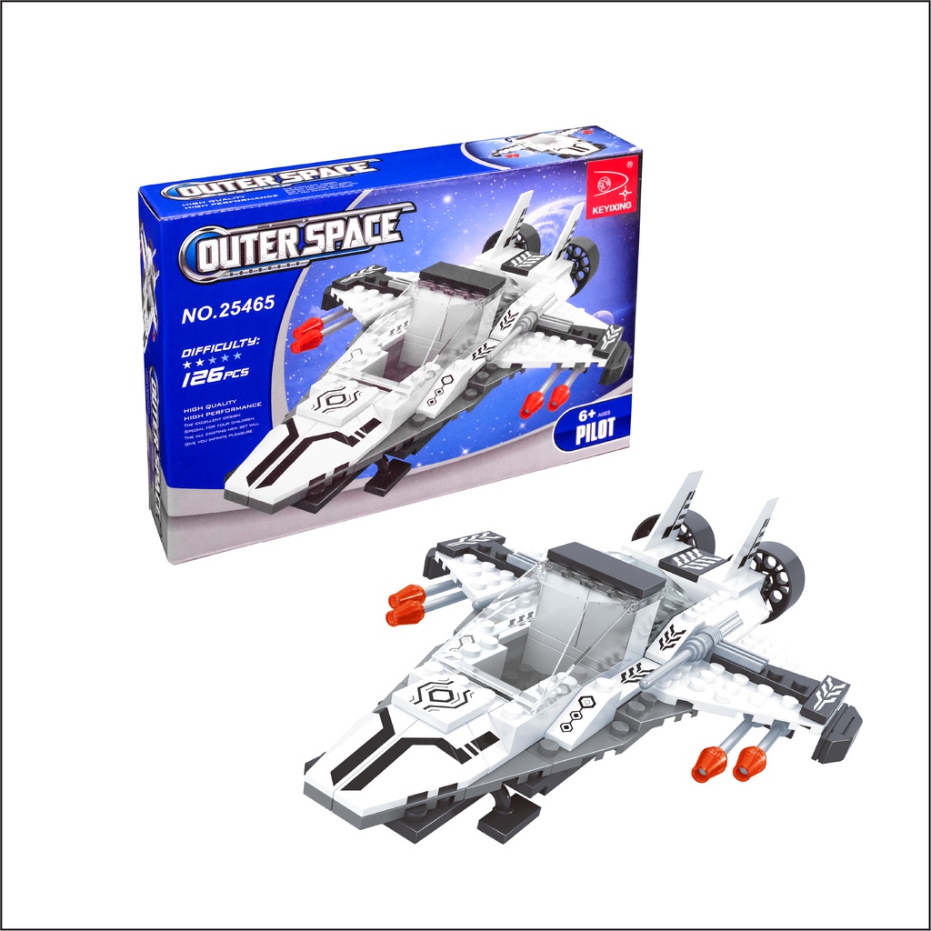 Đồ chơi lắp ráp Keyixing Ausini Outer Space - Tàu Không Gian Vũ Trụ