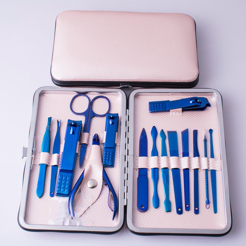 (Hàng Mới Về) Set 15 Dụng Cụ Làm Móng Bằng Thép Không Gỉ Chuyên Nghiệp | BigBuy360 - bigbuy360.vn