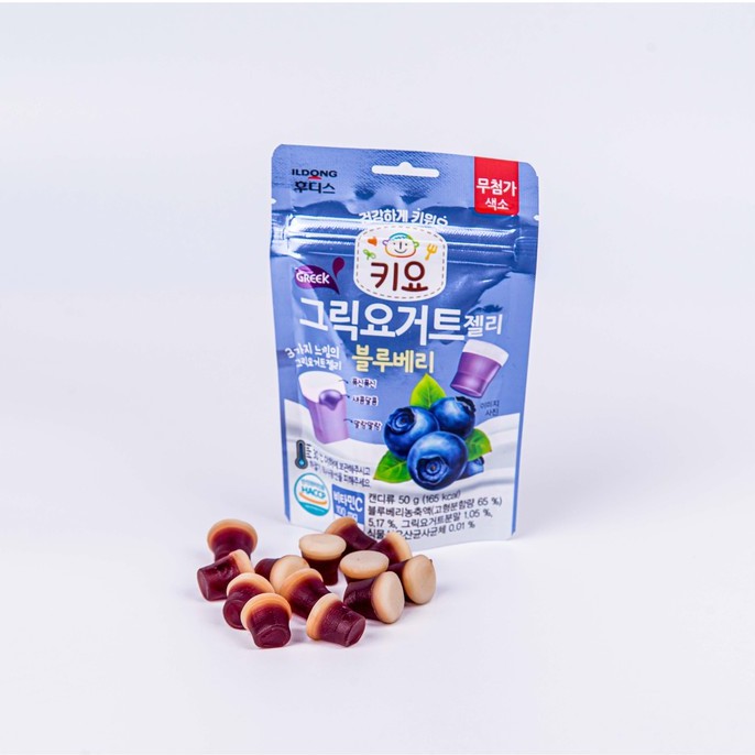 Kẹo sữa chua dẻo ăn dặm Ildong Hàn Quốc 3 vị dành cho bé từ 18M+ gói 50g (Date 2/2023)