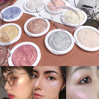Hộp phấn má hồng/bắt sáng phong cách Hàn Quốc tiện dụng cho trang điểm