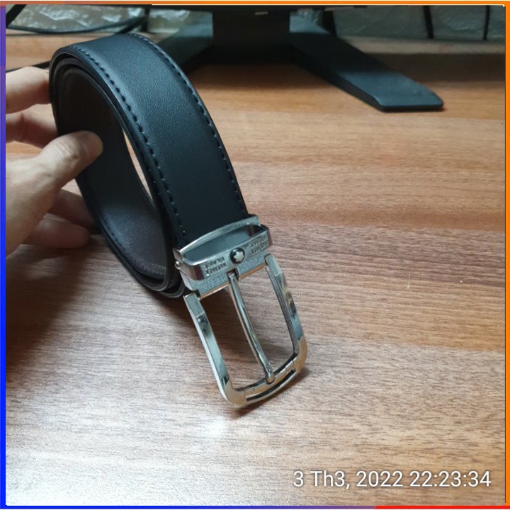 Dây Thắt Lưng Nam Da Mặt Trơn - Dây Lưng Thời Trang0