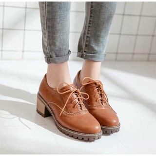 [Hàng oder] Giày vintage tiểu thư cao cấp size ngoại cỡ