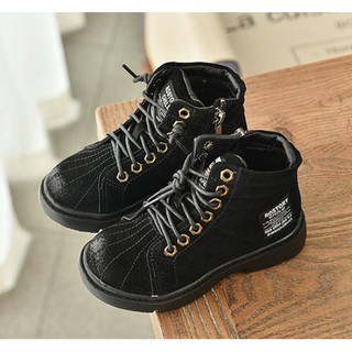 Giày bé trai trẻ em cao cổ boot cổ ngắn