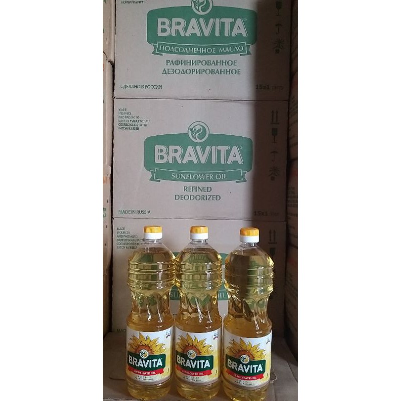 Dầu hướng dương NGA 100% BRAVITA - Người bạn đến từ nước NGA .Hoàn toàn từ thiên nhiên. | BigBuy360 - bigbuy360.vn