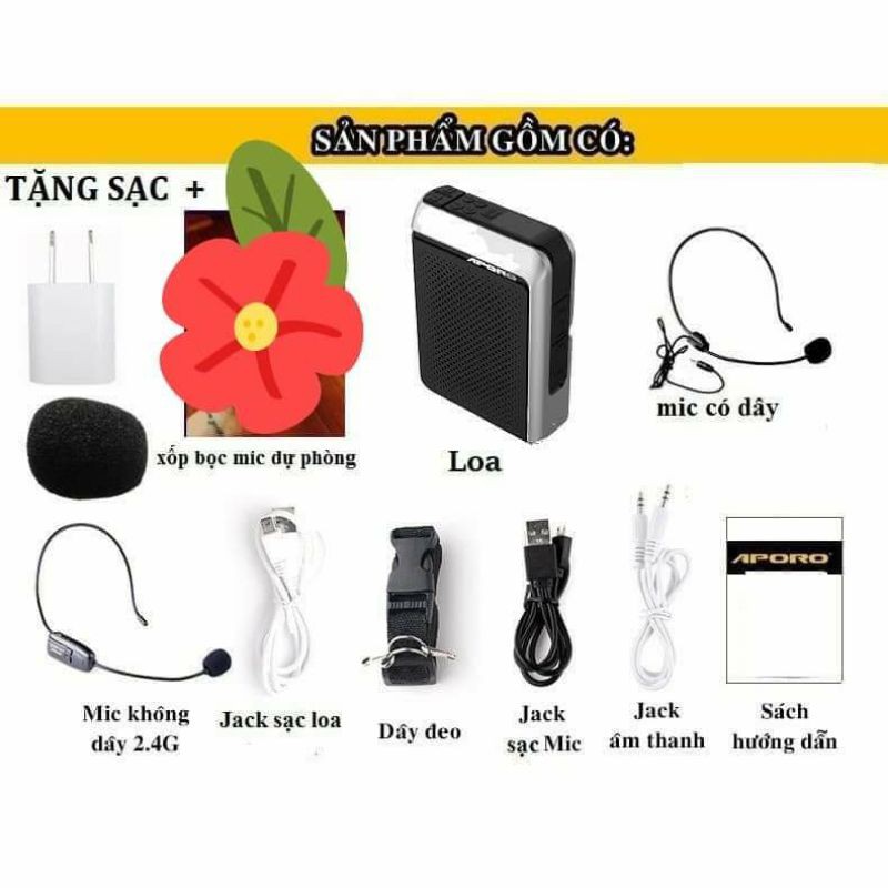 máy trợ giảng không dây Aporo mới nhất T18