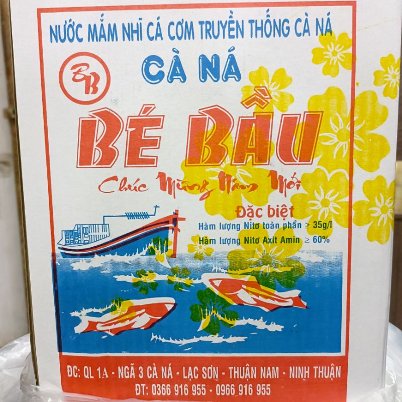Chai 500ml - Nước mắm nhỉ cá cơm Bé Bầu đặc sản Cà Ná Bình Thuận