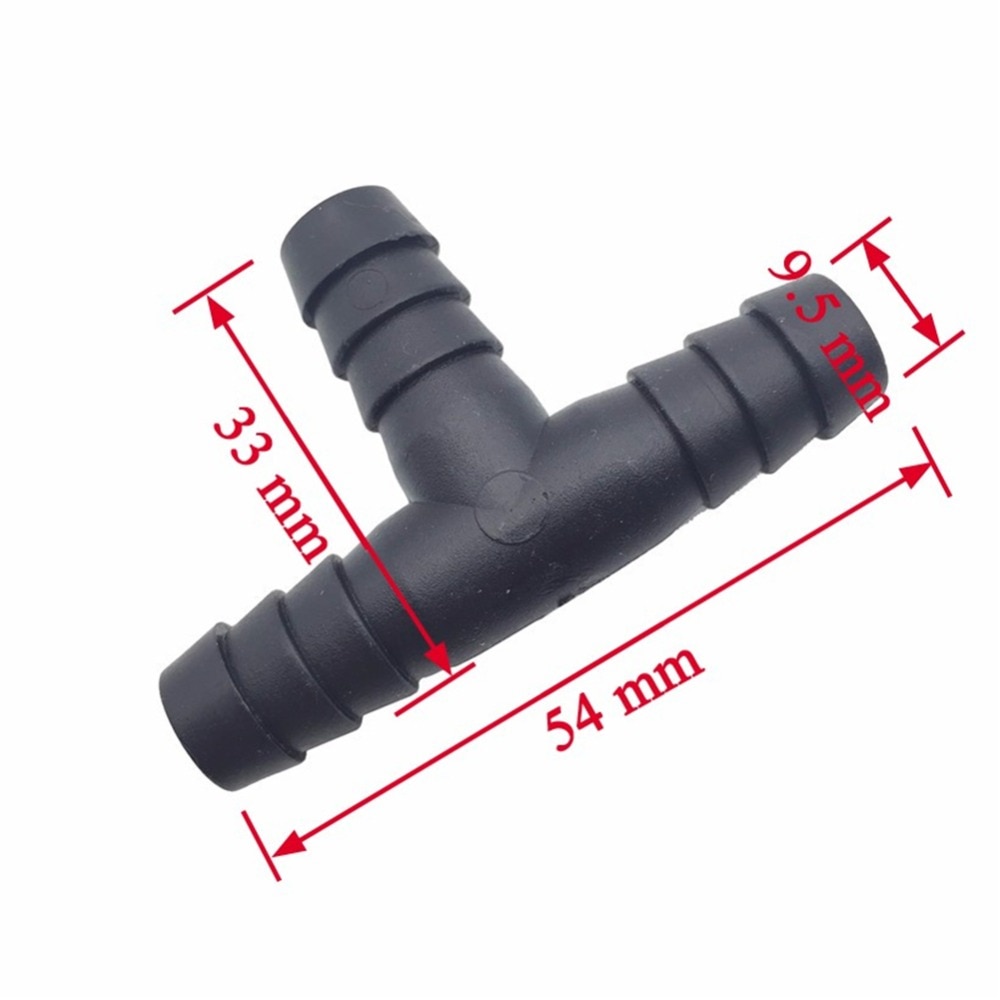 Set 10 đầu nối ống nước hình chữ T 10mm