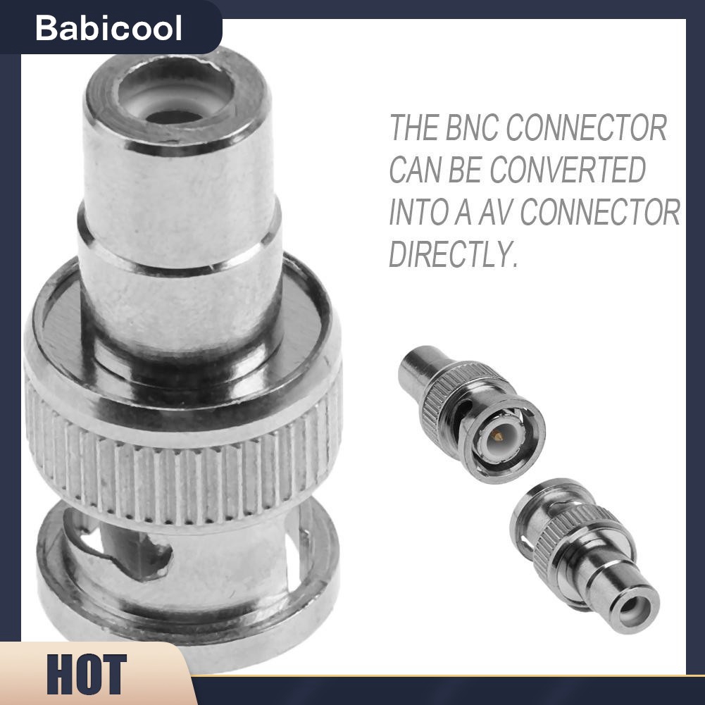 [B-cool]Bộ chuyển đổi kết nối đồng trục BNC Q9 Nam sang RCA AV cho Camera CCTV | BigBuy360 - bigbuy360.vn