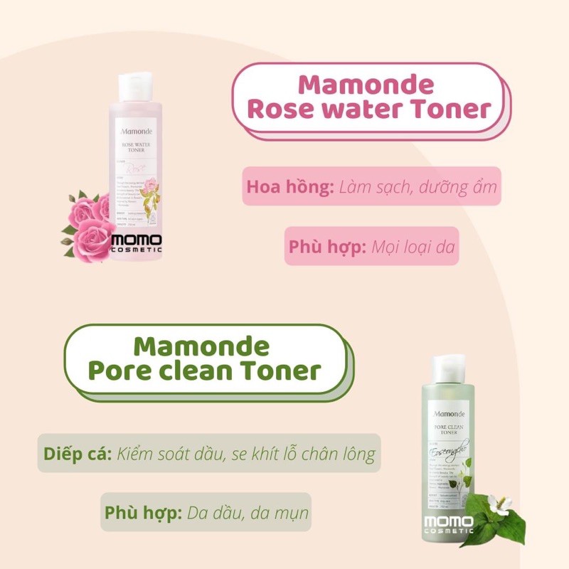 [Mã SKAMLTSM9 giảm 10% đơn 99K] Toner Mamonde