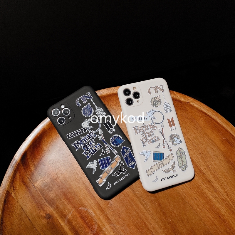 Ốp Lưng Tpu Mềm Chống Sốc In Hình Bts Cho Iphone 12 11 Pro Max Xs Max Xr Se 2020 7 8 6 Plus