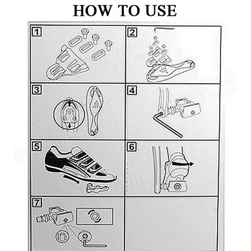 2 miếng chêm bàn đạp cho SHIMANO sm-sh11 SPD-SL