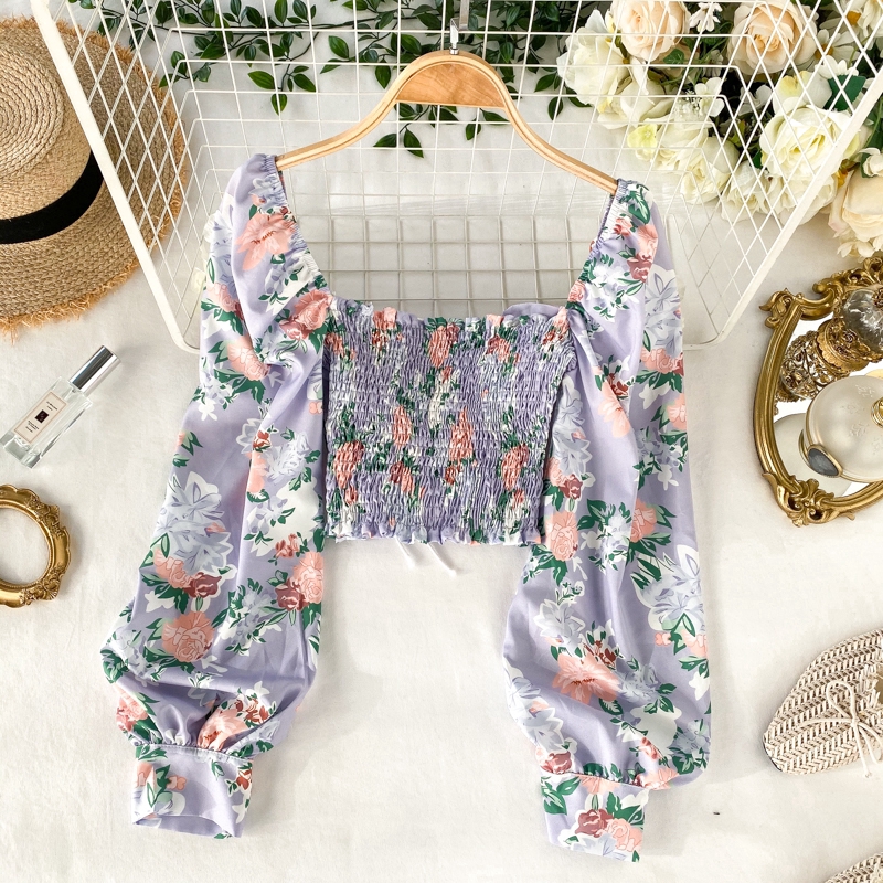 Áo nữ tay ngắn phong cách cổ điển thời trang