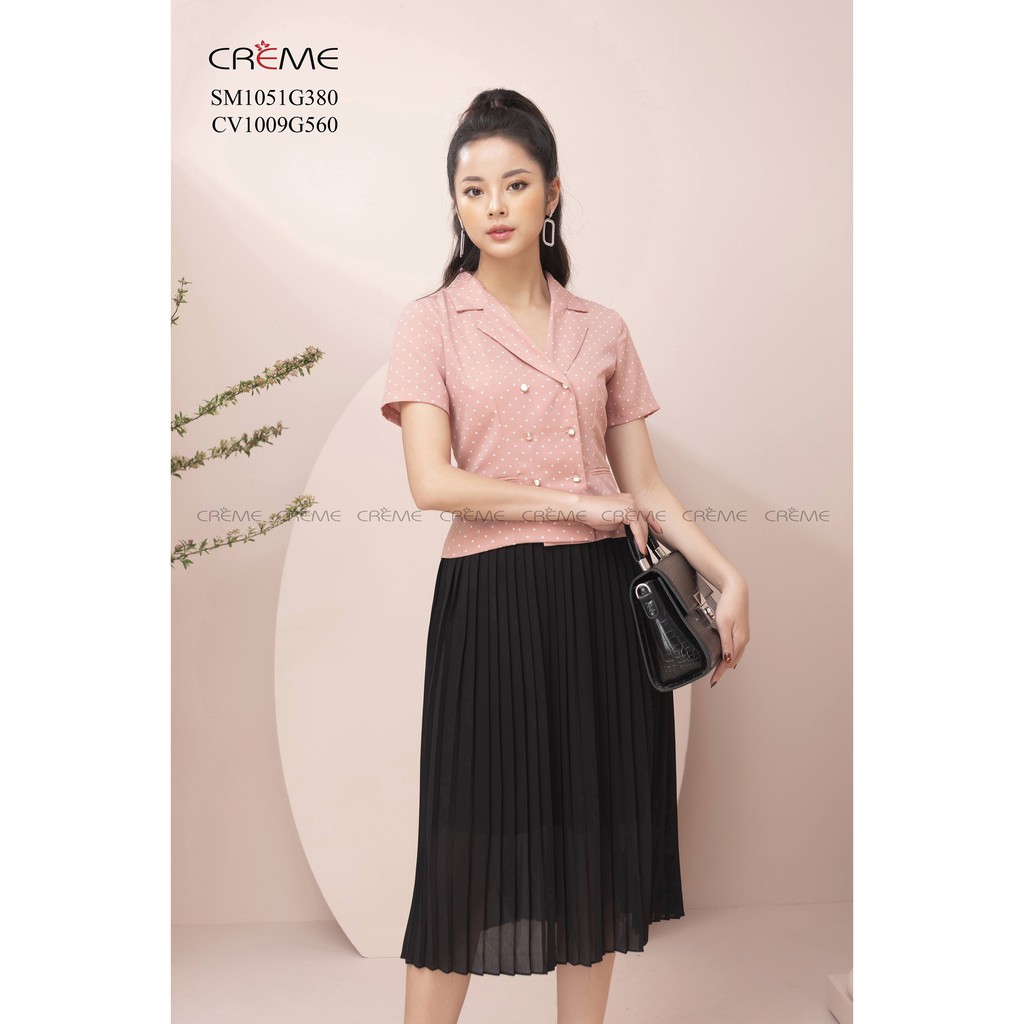 Áo Sơ Mi Chính Lụa CREME SM369