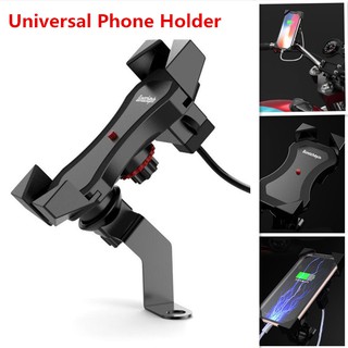 Giá Đỡ Điện Thoại Với Cổng Sạc Usb Cho Xe Máy / Xe Đạp