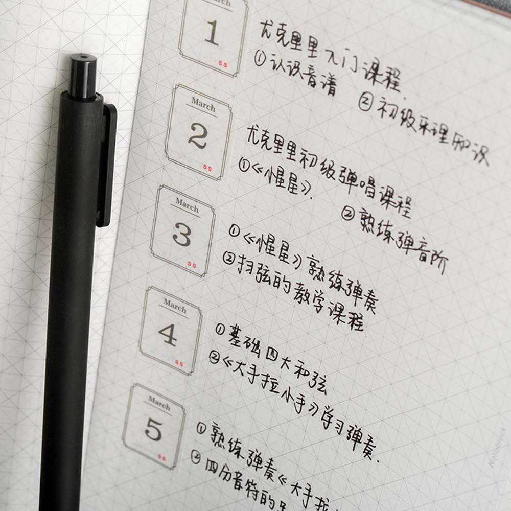 Nhãn Dán Trang Trí Sổ Tay Hình Lịch Màu Đen