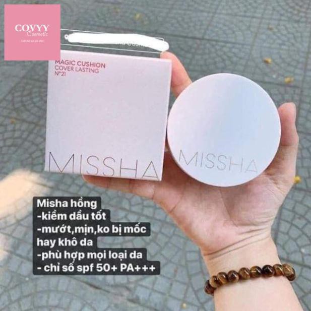 [AUTH] Phấn nước cushion Missha VỎ HỒNG