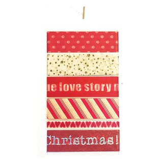 Set Washi Tape Chiết Tone Đỏ [037]
