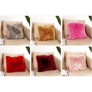 Gối tựa lông chồn siêu mềm size 50x50cm kèm ruột