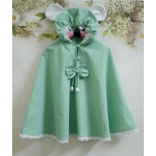 Áo chống nắng cánh dơi bé gái mũ gấu ngộ nghĩnh T&K MLX 1-8 tuổi