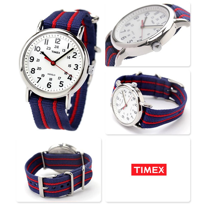 Đồng hồ unisex Timex T2N747 dây vải hàng 2hand cực mới chính hãng